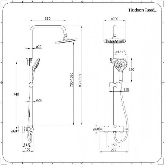 Sanycces Loop Colonne De Douche Mitigeur M Canique Como Rg